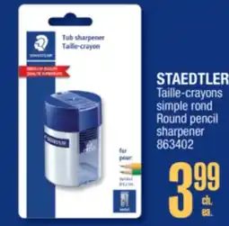 Jean Coutu STAEDTLER Round pencil sharpener offer