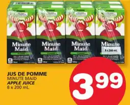 Marches Tradition MINUTE MAID APPLE JUICE offer