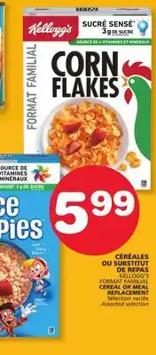 Marches Tradition KELLOGG'S FORMAT FAMILIAL CEREAL OR MEAL REPLACEMENT REPLACEMENT offer
