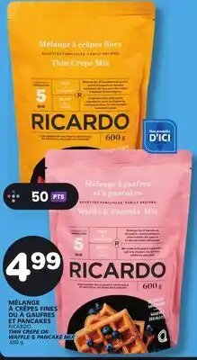 Marches Tradition RICARDO THIN CREPE OR WAFFLE & PANCAKE MIX offer