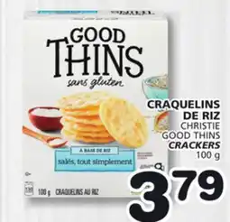 Marches Tradition CHRISTIE GOOD THINS CRACKERS offer