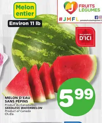 Marches Tradition SEEDLESS WATERMELON offer