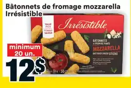 Super C Bâtonnets de fromage mozzarella Irrésistible offer