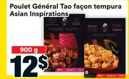 Super C Poulet Général Tao façon tempura Asian Inspirations offer