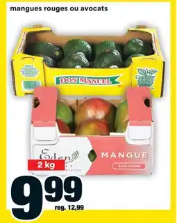 Super C mangues rouges ou avocats offer
