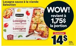 Super C Lasagne sauce à la viande Selection offer
