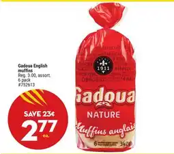 Giant Tiger Gadoua English muffins offer
