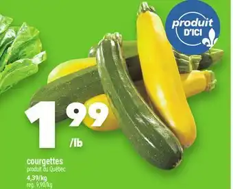 Marche Ami courgettes offer