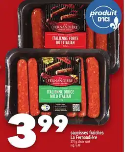 Marche Ami saucisses fraîches La Fernandière offer
