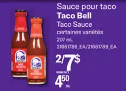Provigo TACO BELL TACO SAUCE, 207 mL offer