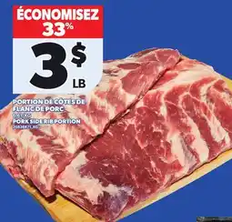 Provigo PORK SIDE RIB PORTION offer