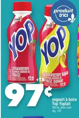 Marche Ami yogourt à boire Yop Yoplait offer