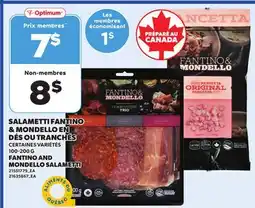 Provigo FANTINO AND MONDELLO SALAMETTI, 100-200G offer