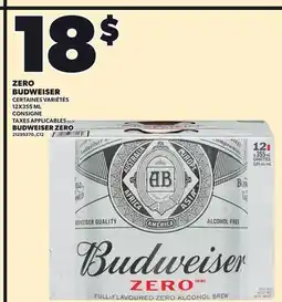 Provigo BUDWEISER ZERO, 12X355 ML offer