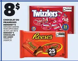 Provigo HERSHEY'S CHOCOLATE OR CANDY, 25/35'S, 267-367 G offer