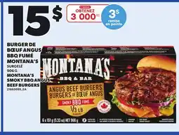 Provigo MONTANA'S SMOKY BBQ ANGUS BEEF BURGERS, 906 G offer