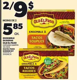 Provigo OLD EL PASO DINNER KIT, 312-510 G offer