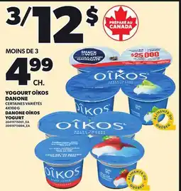 Provigo DANONE OÎKOS YOGURT, 4X100 G offer
