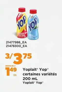 Provigo YOPLAIT YOP , 200 mL offer