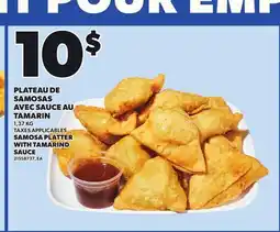 Provigo SAMOSA PLATTER WITH TAMARIND SAUCE, 1,37 KG offer