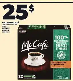 Provigo MCCAFÉ K-CUPS, 30 UN offer