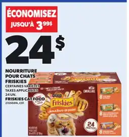 Provigo FRISKIES CAT FOOD, 24 UN offer