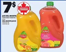 Provigo DEL MONTE JUICE, 2,5 L offer