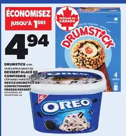 Provigo NESTLÉ DRUMSTICK, 4 UN. OR CONFECTIONERY FROZEN DESSERT, 1,5 L offer