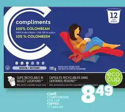 Marché Bonichoix COMPLIMENTS ECO CUP COFFEE offer