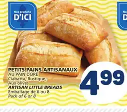 Marché Bonichoix ARTISAN LITTLE BREADS offer