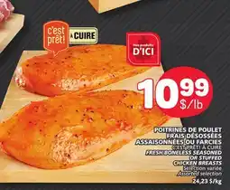 Marché Bonichoix C'EST PRÊT! À CUIRE FRESH BONELESS SEASONED OR STUFFED CHICKEN BREASTS offer