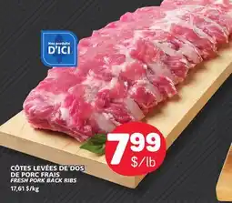 Marché Bonichoix FRESH PORK BACK RIBS offer