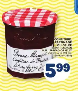 Marché Bonichoix BONNE MAMAN JAM , SPREAD OR JELLY offer