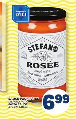 Marché Bonichoix STEFANO FAITA PASTA SAUCE offer