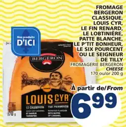Marché Bonichoix FROMAGERIE BERGERON CHEESE offer