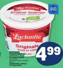 Marché Bonichoix LACTANTIA ATTITUDE SANTÉ, OLIVINA TRADITIONAL SPREAD OR MARGARINE OR MARGARINE offer