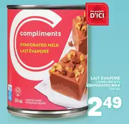 Marché Bonichoix COMPLIMENTS EVAPORATED MILK offer