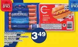 Marché Bonichoix COMPLIMENTS OR MAPLE LODGE FARMS WIENERS WIENERS offer