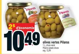 Super C OLIVES VERTES PILAROS | PILAROS GREEN OLIVES offer
