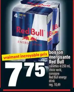 Super C BOISSON ÉNERGISANTE RED BULL | RED BULL ENERGY DRINK offer