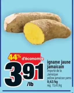 Super C IGNAME JAUNE JAMAICAIN | YELLOW JAMAICAN YAMS offer