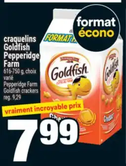 Super C CRAQUELINS GOLDFISH PEPPERIDGE FARM | PEPPERIDGE FARM GOLDFISH CRACKERS offer