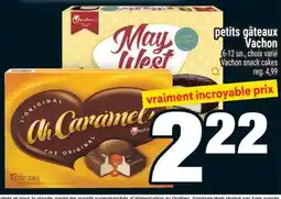 Super C PETITS GÂTEAUX VACHON | VACHON SNACK CAKES offer