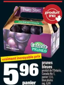 Super C PRUNES BLEUES | BLUE PLUMS offer
