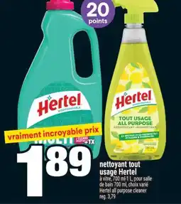 Super C NETTOYANT TOUT USAGE HERTEL | HERTEL ALL PURPOSE CLEANER offer
