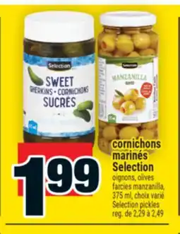 Super C CORNICHONS MARINÉS SELECTION | SELECTION PICKLES offer