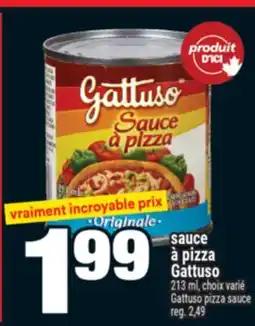 Super C SAUCE À PIZZA GATTUSO | GATTUSO PIZZA SAUCE offer