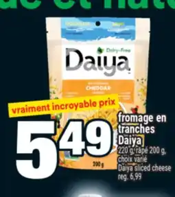 Super C FROMAGE EN TRANCHES DAIYA | DAIYA SLICED CHEESE offer
