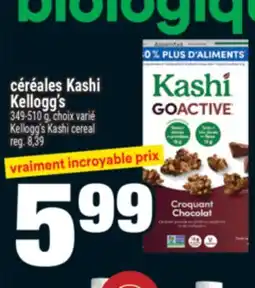 Super C CÉRÉALES KASHI KELLOGG'S | KELLOGG'S KASHI CEREAL offer