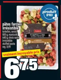 Super C PÂTES FARCIES IRRÉSISTIBLE | IRRÉSISTIBLE STUFFED PASTA offer